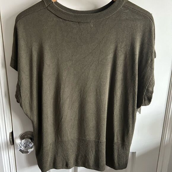 Halogen Green Sleeveless Crewneck Sweater NWOT Size L - Picture 4 of 5